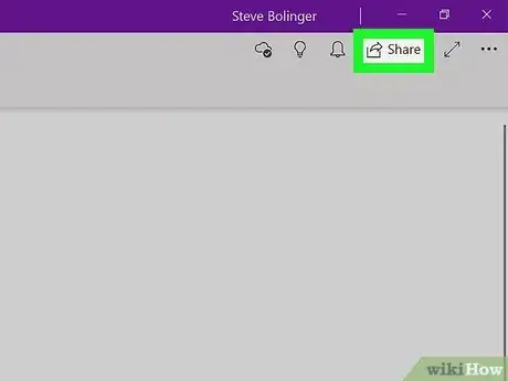Image titled Share a OneNote Page Step 2