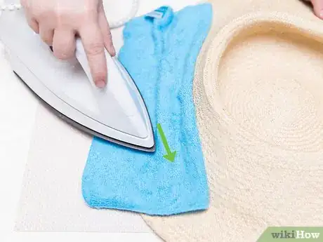 Image titled Fix a Squashed Straw Hat Step 8