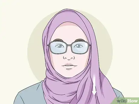 Image titled Wear a Hijab with Glasses Step 13