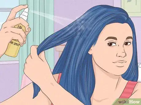 Image titled Prevent Blue Hair from Turning Green Step 9