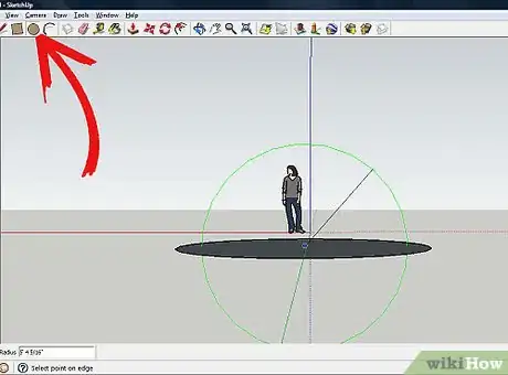 Image titled Create a Half Sphere in SketchUp Step 1