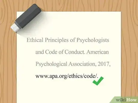 Image titled Cite the APA Code of Ethics Step 9