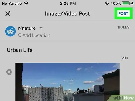 Image titled Post Pictures on Reddit on iPhone or iPad Step 8
