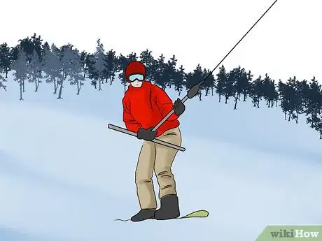 Image titled Use a T Bar (Snowboarding) Step 9