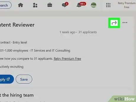 Image titled Share a Job Posting on LinkedIn Step 12