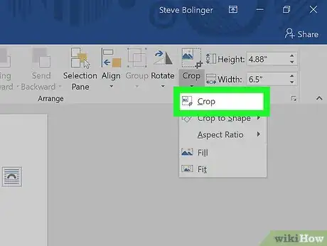 Image titled Crop a Picture in Word Step 4