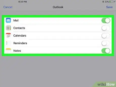 Image titled Sync a Hotmail Account on an iPad Step 10