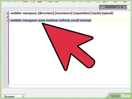 Image titled Make a Scrolling Marquee in HTML Step 7