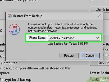 Image titled Restore Your iPhone Without Updating Step 14