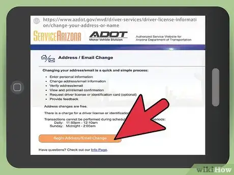 Image titled Change an Arizona Driver's License Address Step 3