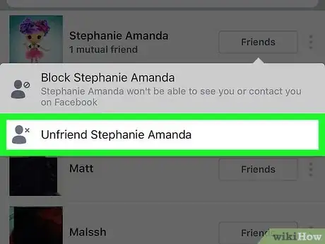 Image titled Edit Your Friends List on the Facebook App on iPhone or iPad Step 5