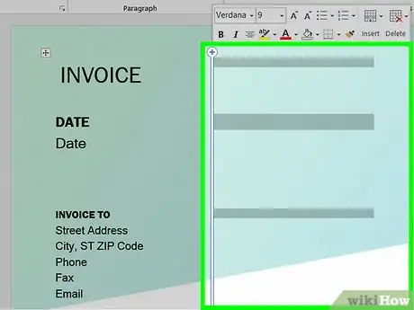 Image titled Make Invoices in Word Step 10