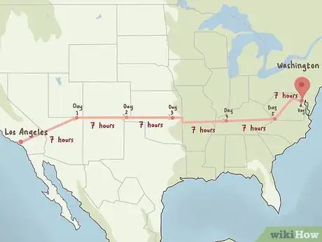 Image titled Plan a Road Trip From Los Angeles to Washington, D.C. Step 2