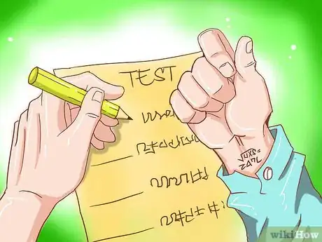 Image titled Cheat on a Test Using Body Parts Step 4