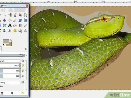 Image titled Use the Gimp Eraser Tool to Remove an Image Background Step 6