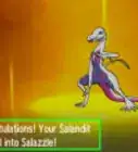 Evolve Salandit in Pokémon Sun and Moon