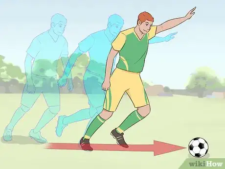 Image titled Shoot a Soccer Ball Step 3
