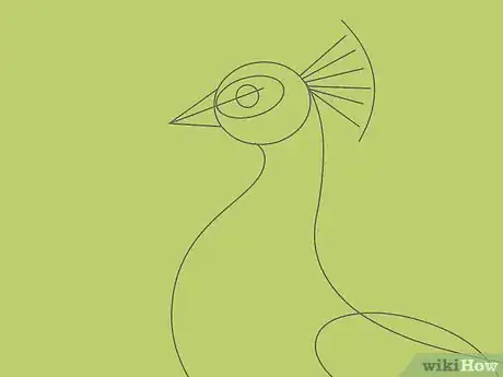 Image titled Draw an Exotic Peacock Step 22
