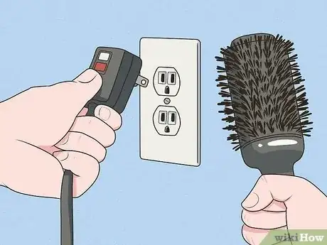 Image titled Curl Hair Using a Hot Air Brush Step 6.jpeg