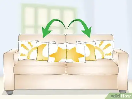 Image titled Decorate a Sofa with Pillows Step 12