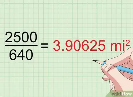 Image titled Convert Acres to Square Miles Step 3