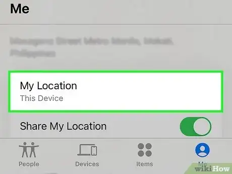 Image titled Freeze Location on Find My Friends Step 3