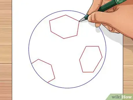Image titled Draw a Soccer Ball Step 11