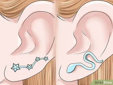 Image titled Wear Ear Climbers Step 5