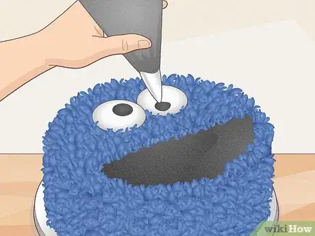 Image titled Make a Cookie Monster Cake Step 16