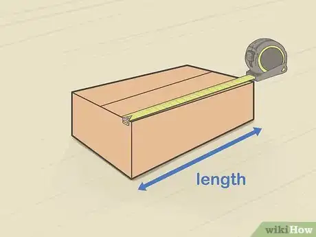 Image titled Measure the Length x Width x Height of Shipping Boxes Step 1