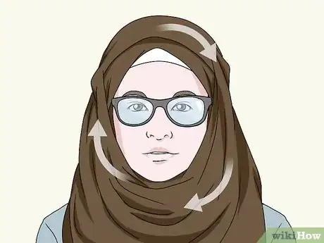 Image titled Wear a Hijab with Glasses Step 11