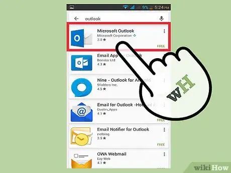 Image titled Connect an Android to Outlook Step 4