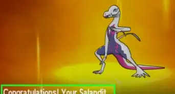 Evolve Salandit in Pokémon Sun and Moon