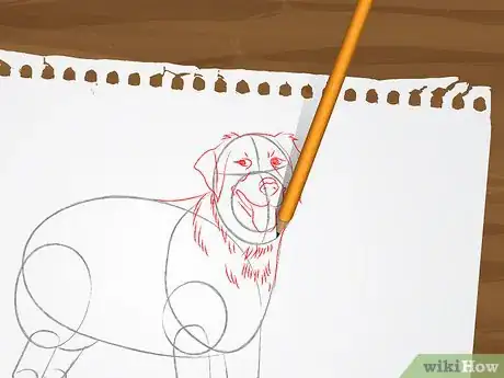 Image titled Draw a Golden Retriever Step 4