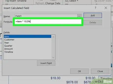 Image titled Add a Custom Field in Pivot Table Step 17