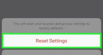 Reset Location and Privacy Settings on an iPhone