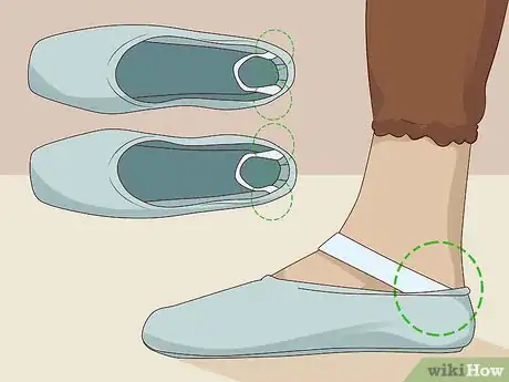 Image titled Sew Ribbons on Pointe Shoes Step 18.jpeg