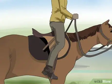 Image titled Improve Balance While Riding a Horse Step 5