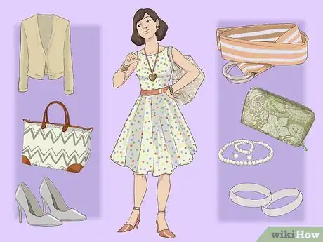 Image titled Accessorize a Polka Dot Dress Step 3