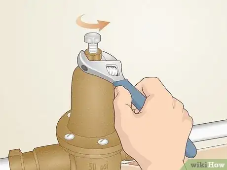 Image titled Adjust Water Pressure Regulator Step 8