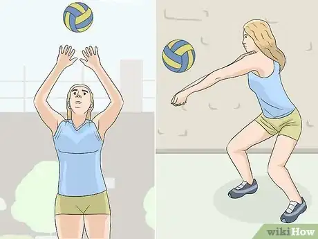 Image titled Practice Volleyball Without a Court or Other People Step 3