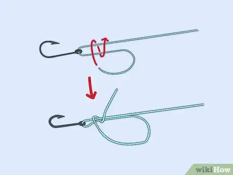 Image titled Tie a Uni Knot Step 2