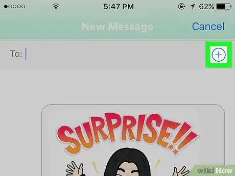 Image titled Send Bitmoji in Text on iPhone or iPad Step 13