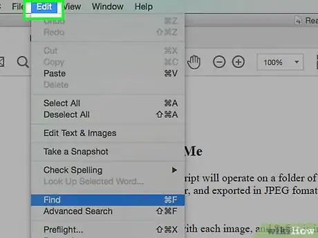 Image titled Search for a Word or Phrase in a PDF Document Step 2