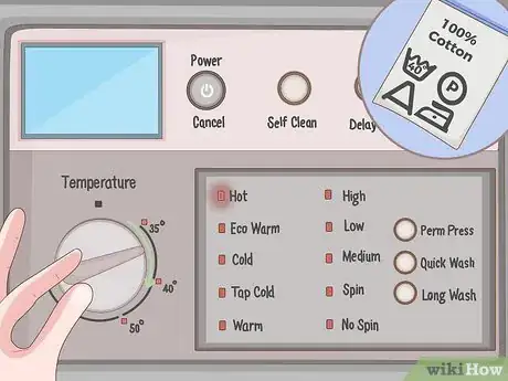 Image titled Use Bleach in Your Washing Machine Step 1
