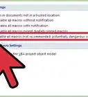 Enable Macros in Microsoft Word