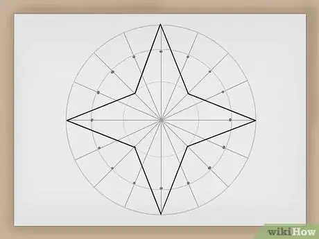 Image titled Draw a Compass Rose Step 8