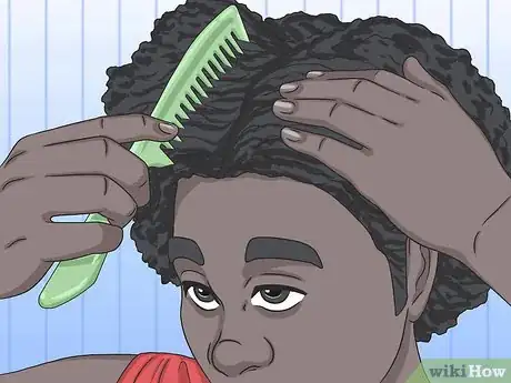 Image titled Straighten an Afro for Men Step 7