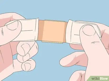 Image titled Put a Bandaid on Your Fingertip Step 4