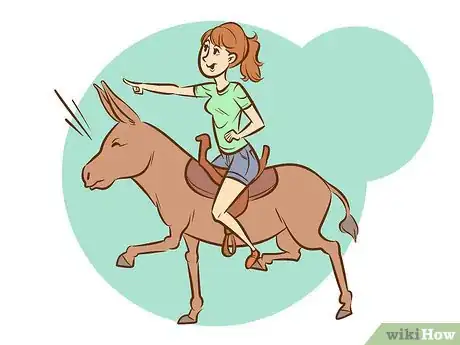 Image titled Ride a Donkey Step 10